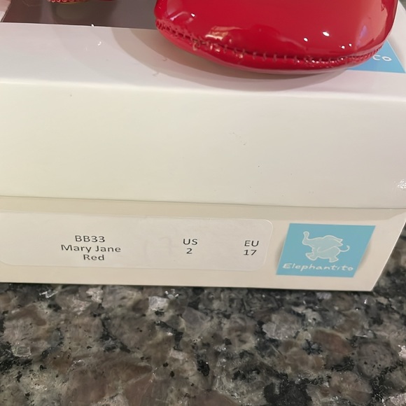 Mary Jane Red, patent leather size US2. - Picture 3 of 3